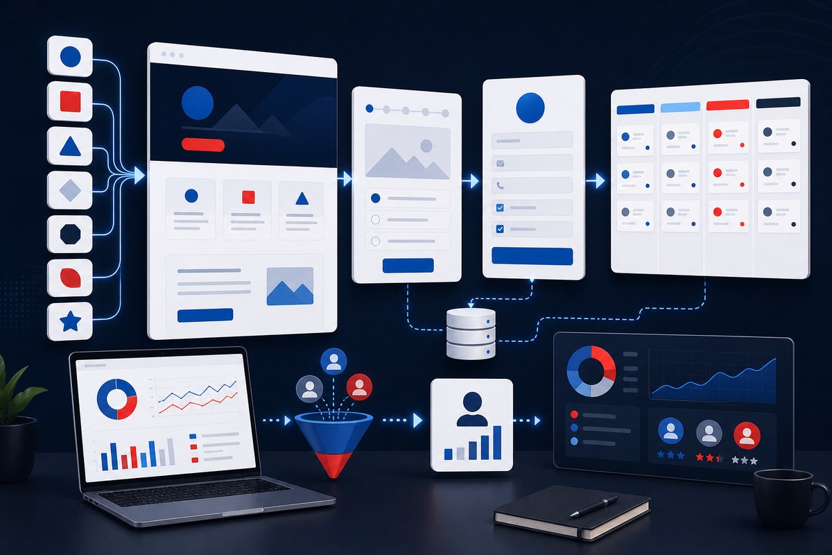 Система лидогенерации с рекламой, квизом и CRM для услуги Трафик 108